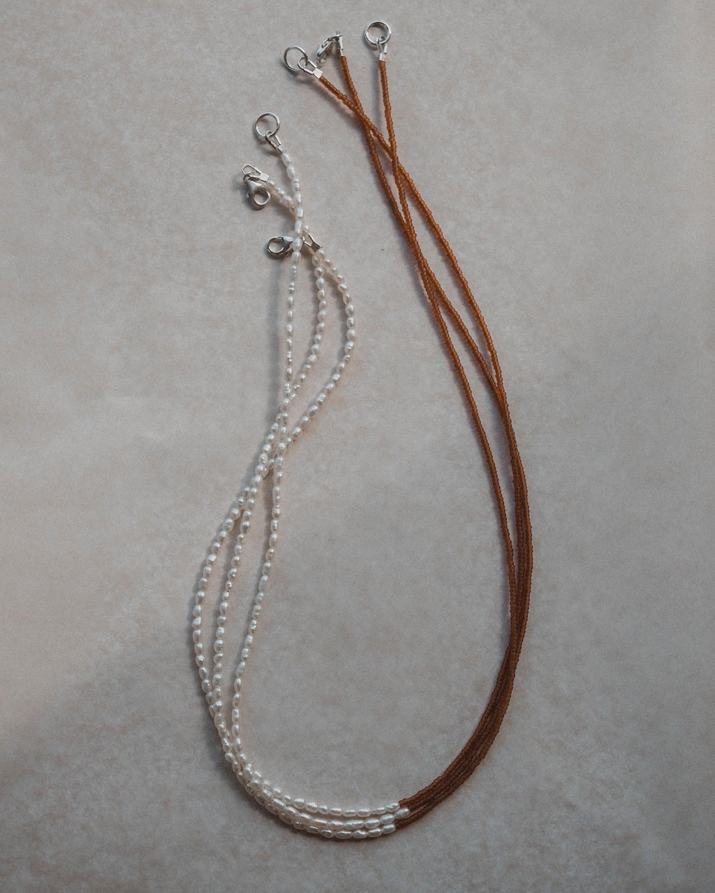 PRE-ORDER Lele Pearl Necklace - Caramel