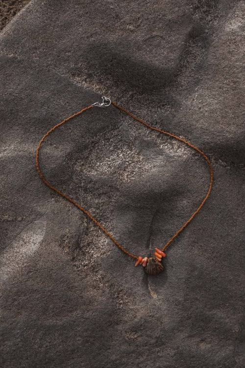 Ariel Necklace - Coral