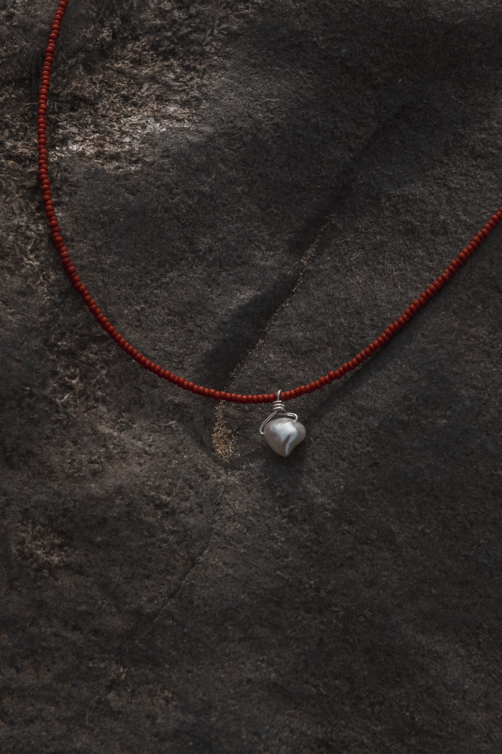 Ida Necklace- Coral