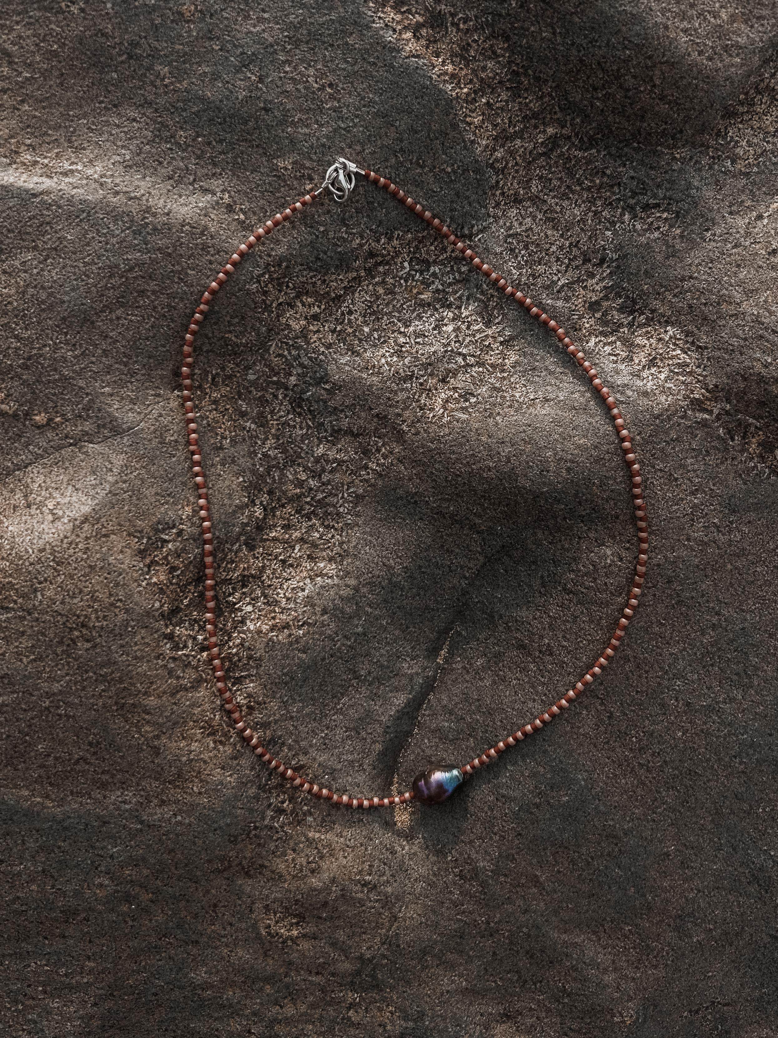 Purple rain necklace