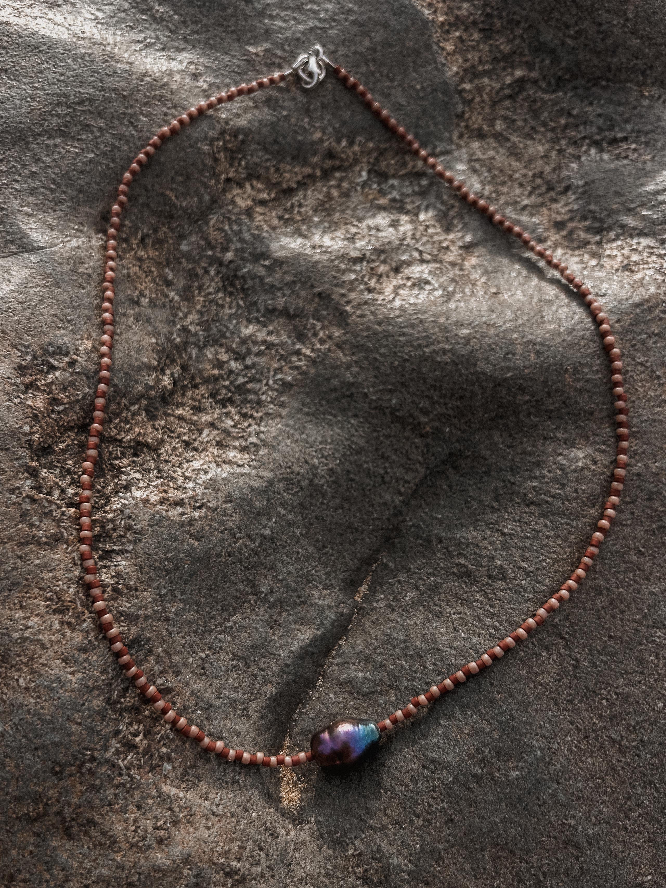 Purple rain necklace