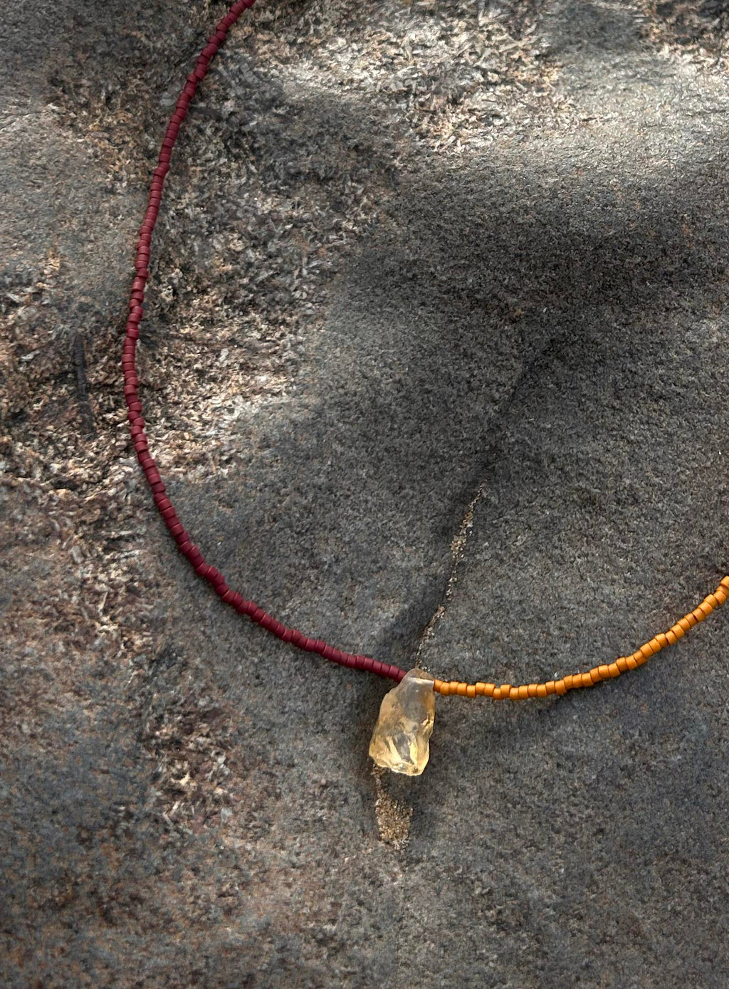 Citrine Necklace - Ochre