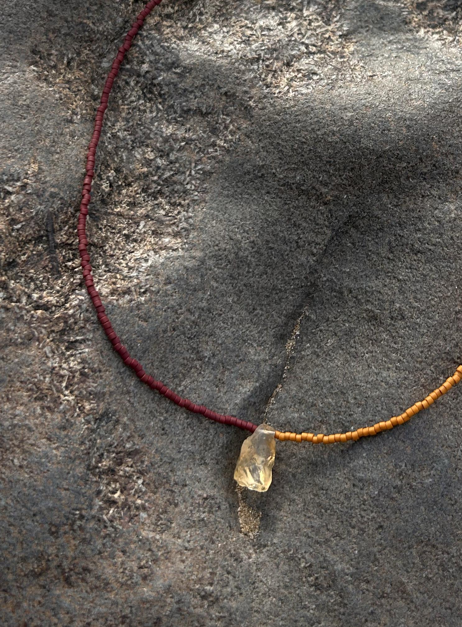 Citrine Necklace - Ochre