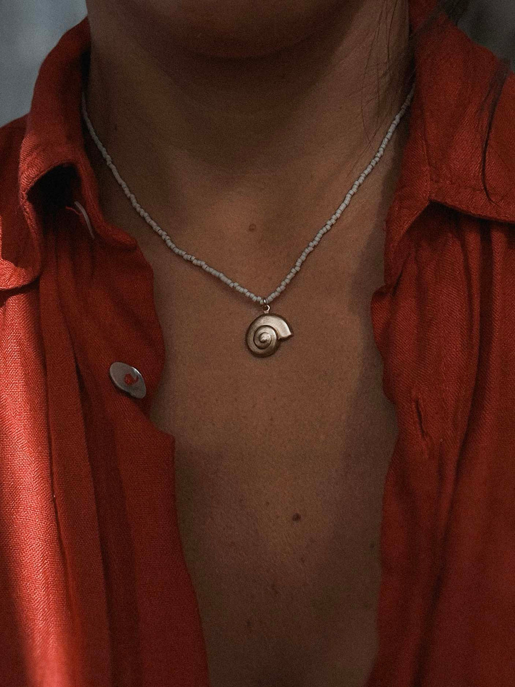 Ammonite shell Necklace