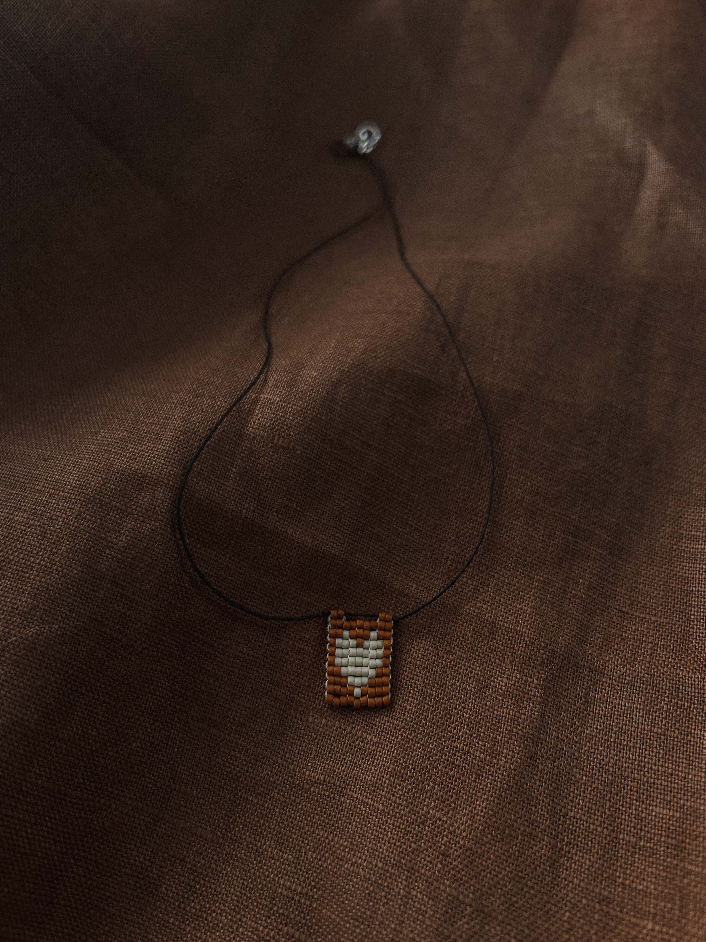 Amor Necklace - Peyote weave