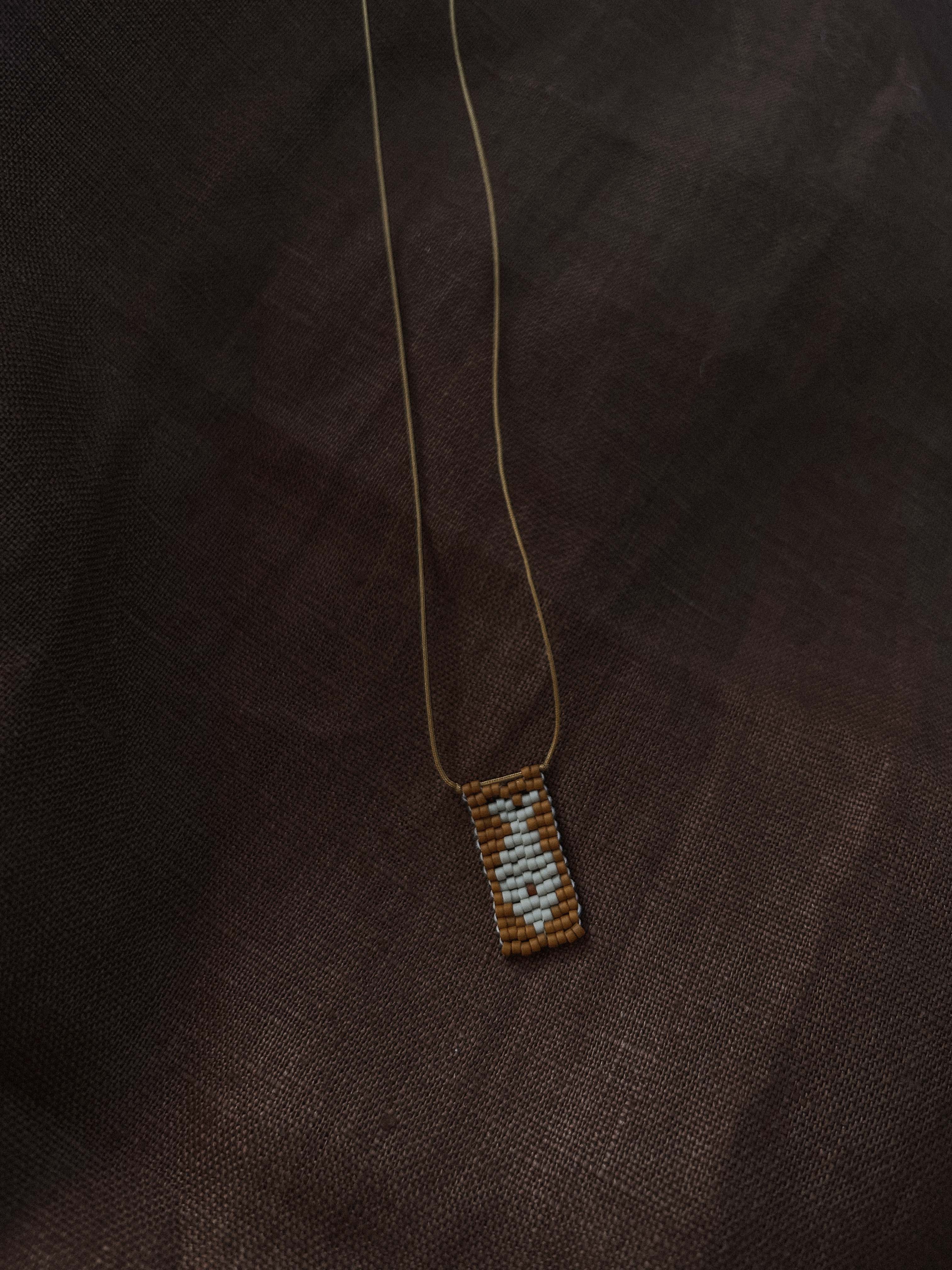 Pez Necklace - Peyote weave