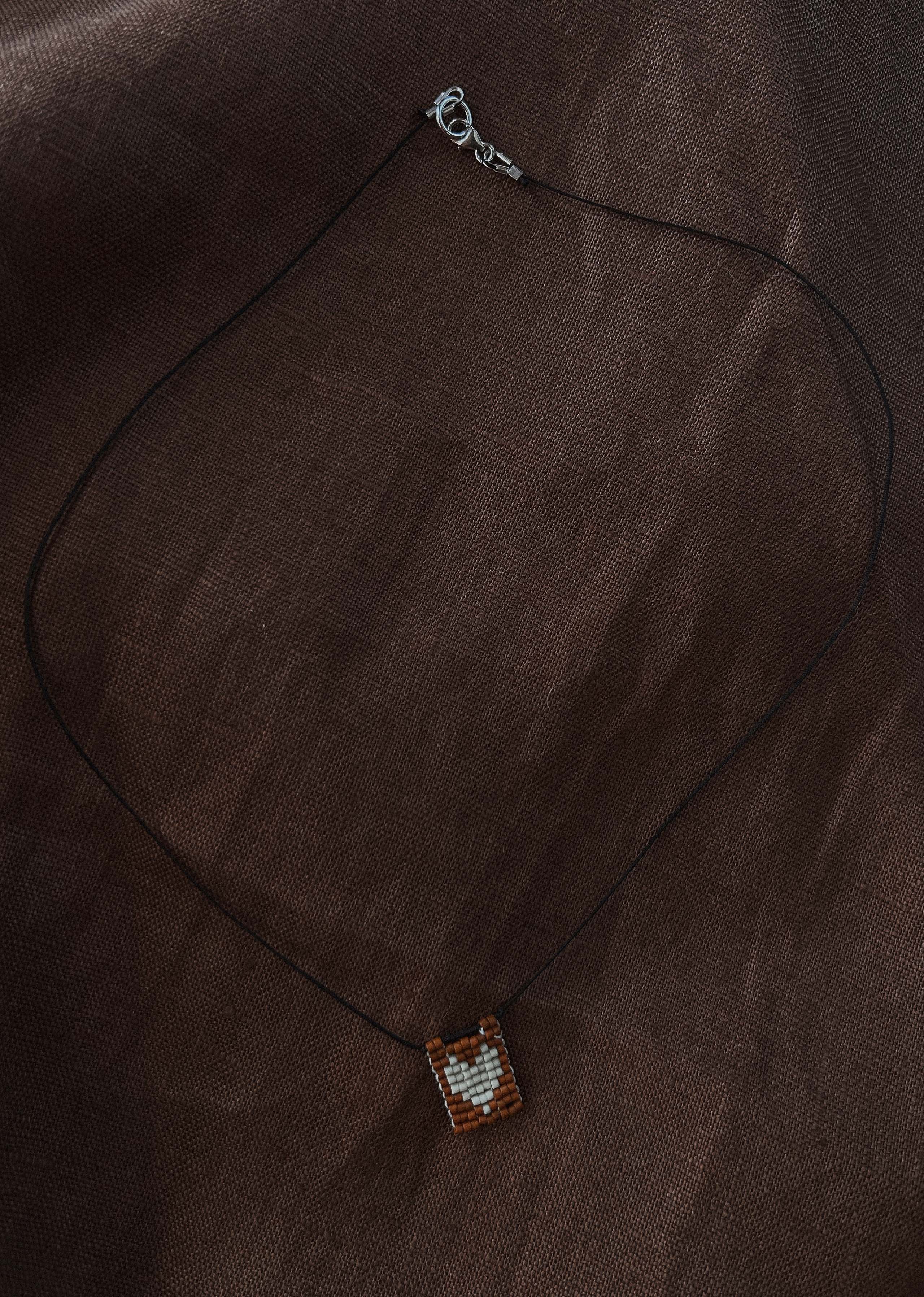 Amor Necklace - Peyote weave