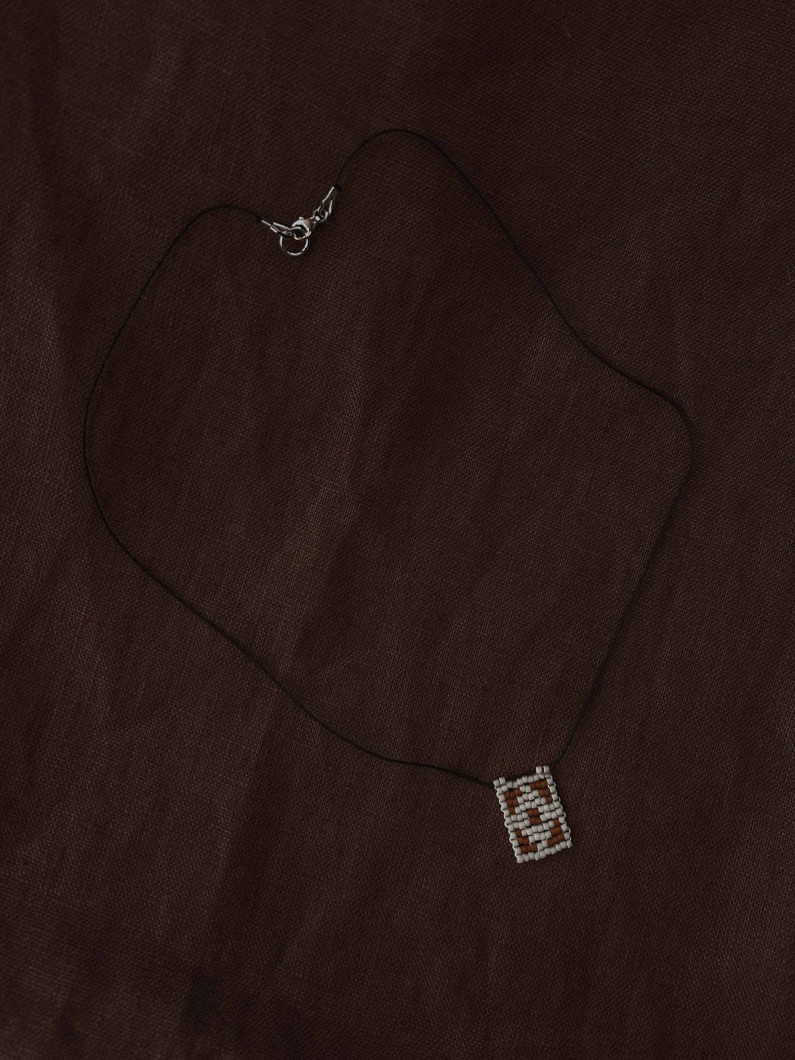 Chakana Necklace - Peyote weave