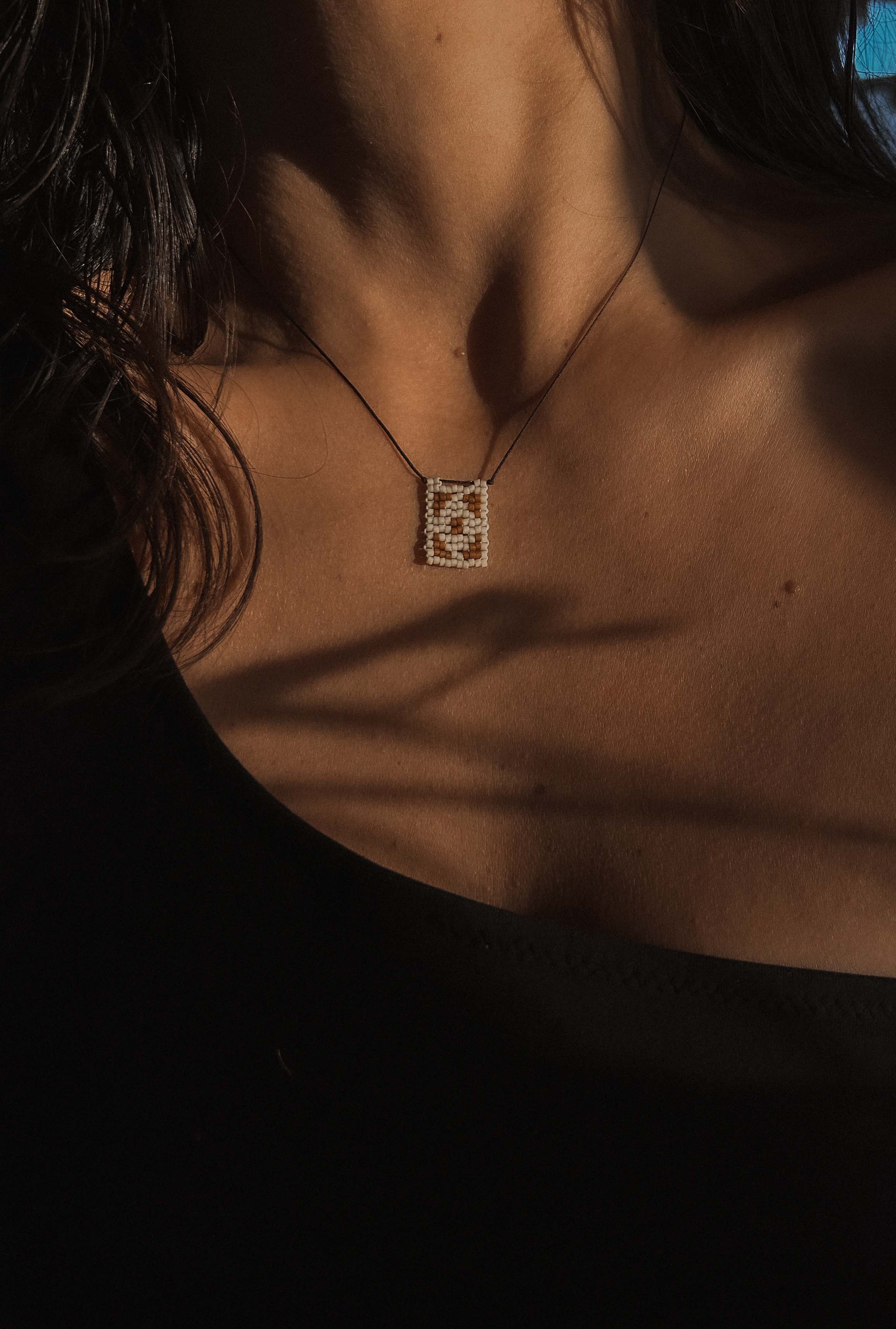 Chakana Necklace - Peyote weave