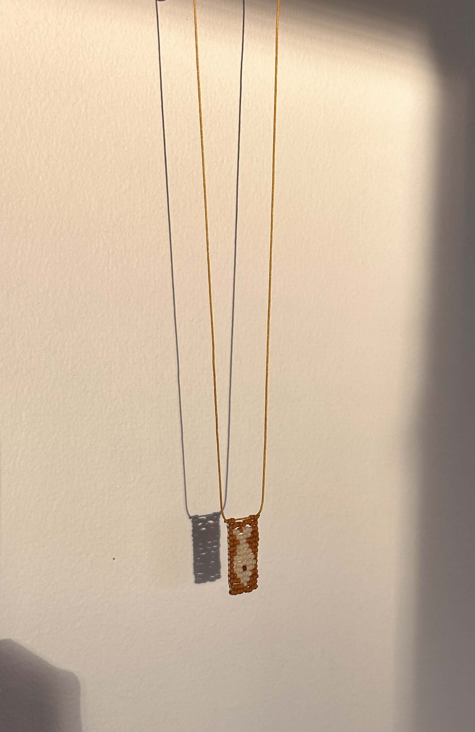 Pez Necklace - Peyote weave