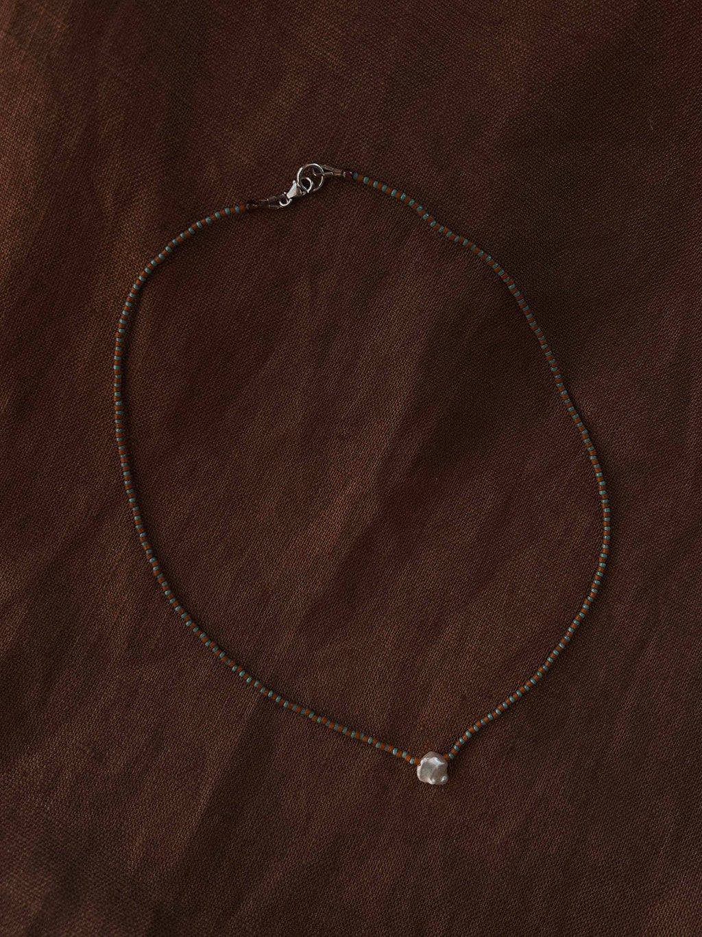PRE-ORDER Ida Necklace- Brown Sky